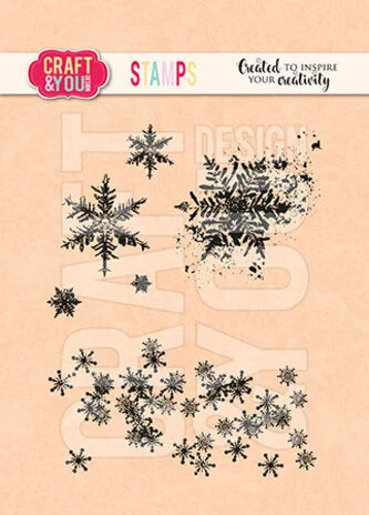 Craft & You Design Snowflakes Set Stamps (CYD-CS045)