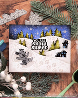 Waffle Flower Crafts Snowy Hills Add-on Die