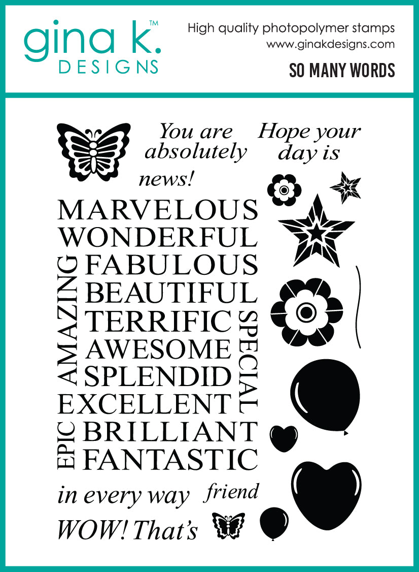 Gina K Designs BUNDLE – So Many Words