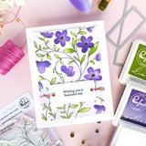 Pinkfresh Studio Soft Meadow Stamp/ Stencil Bundle