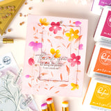 Pinkfresh Studio Dotted Nested Deckled Rectangles Die - PF186ES