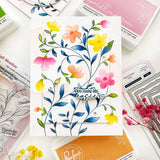 Pinkfresh Studio Soft Meadow Stamp/ Stencil Bundle