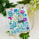 Pinkfresh Studio Dotted Nested Deckled Rectangles Die - PF186ES