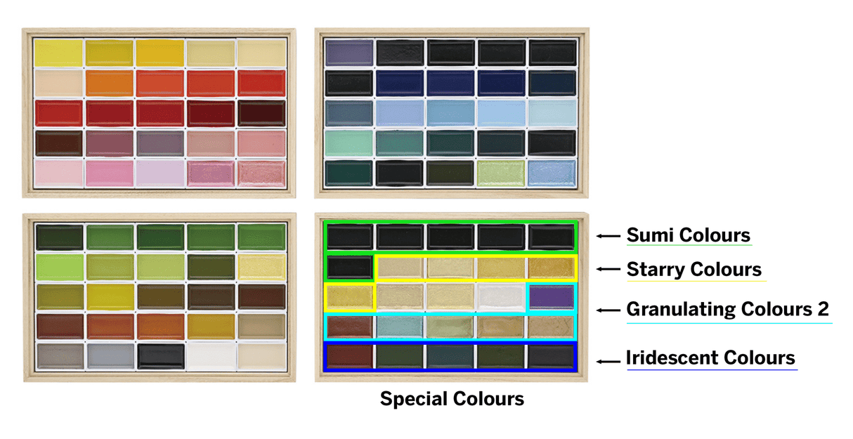 Kuretake Gansai Tambi 100 Colour Set 4 postage as per actuals