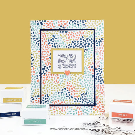 Concord & 9th Speckled Turnabout™ Stamp Set  (6 x 6)