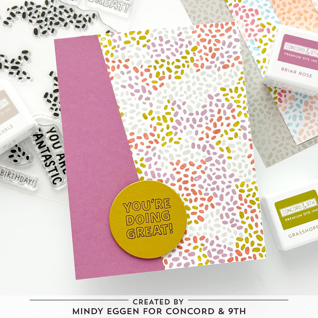 Concord & 9th Speckled Turnabout™ Stamp Set  (6 x 6)