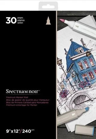 Spectrum Noir Spectrum Noir 9x12 Inch Premium Marker Paper Pad (SPECN-MPAD9)