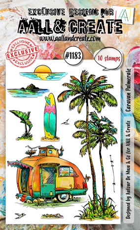 Aall and Create Stamp Set A6 Caravan Palmeraie (AALL-TP-1183)