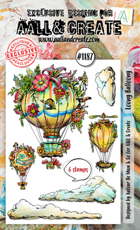 Aall and Create Stamp Set A6 Loony Balloony (AALL-TP-1187)