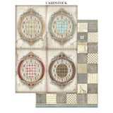 Stamperia Alice in Christmas Junk Journal Backgrounds, Stickers, Cut-Outs (SBJK03)