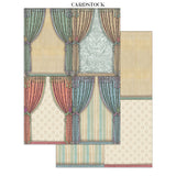 Stamperia Alice in Christmas Junk Journal Backgrounds, Stickers, Cut-Outs (SBJK03)