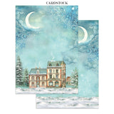 Stamperia Alice in Christmas Junk Journal Backgrounds, Stickers, Cut-Outs (SBJK03)