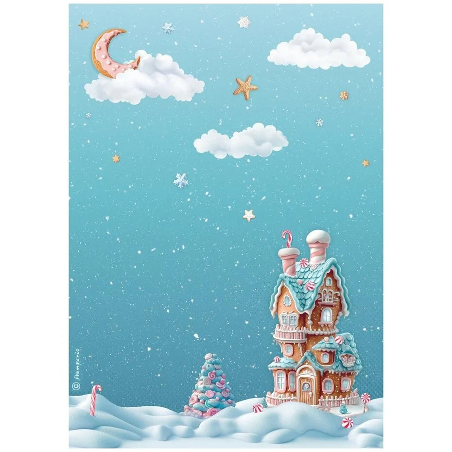 Stamperia Candy Christmas A4 Rice Paper Selection (6pcs) (DFSA4XCD)