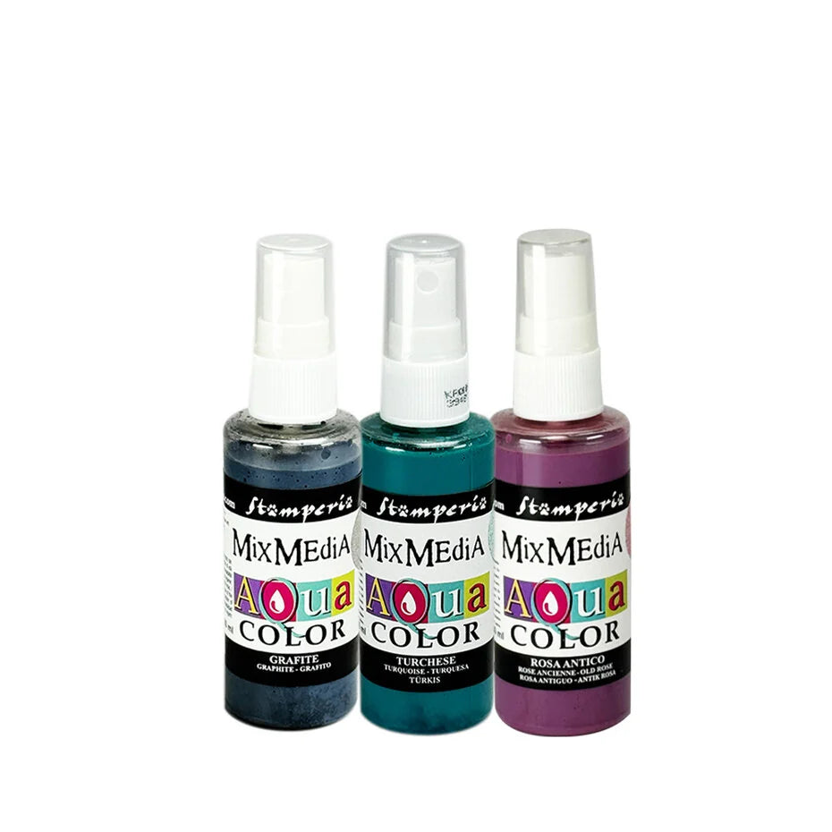 Stamperia Furry Friends 2 Aquacolor Paint Kit (3pcs) by Antonis Tzanidakis