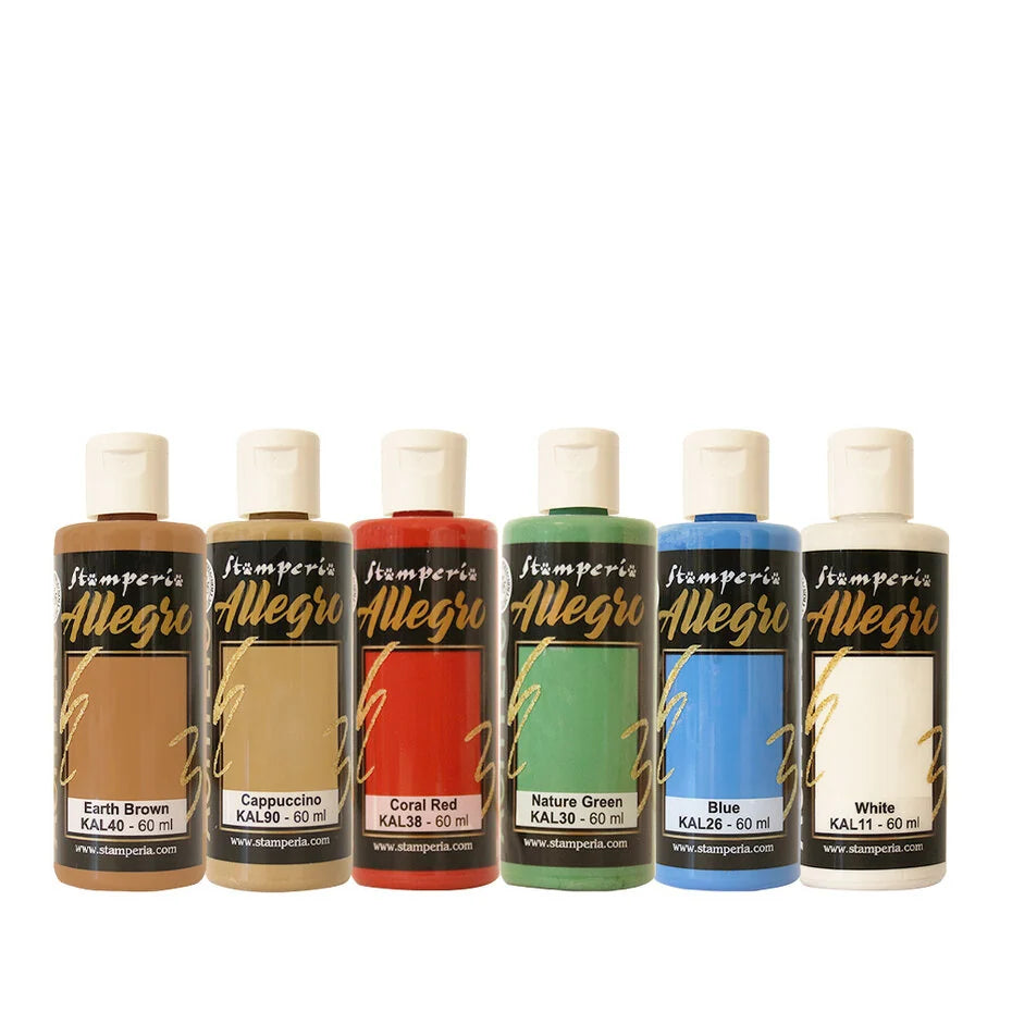 Stamperia Silent Night Allegro Paint Kit (6pcs)