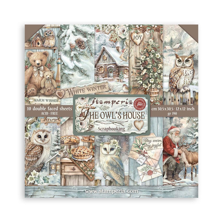 Stamperia The Owl's House 12x12 Inch Paper Pack (SBBL174)