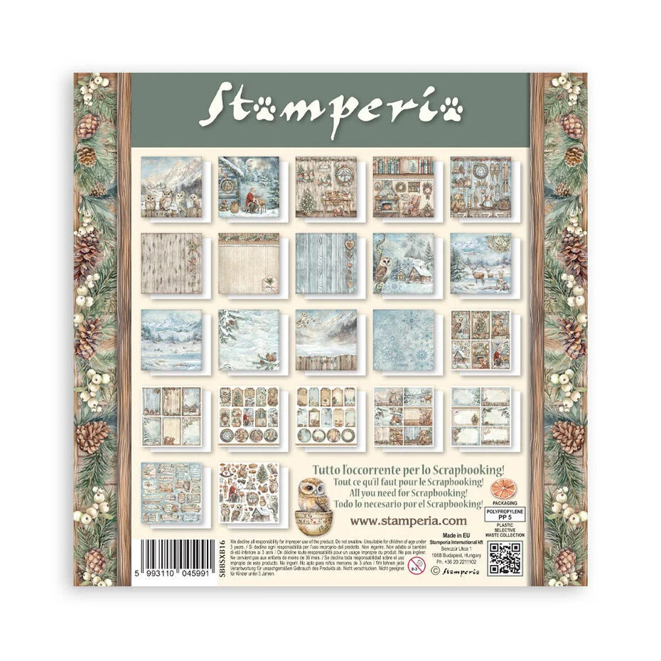 Stamperia The Owl's House 8x8 Inch Paper Pack Maxi (Single Face) (SBBSXB16)