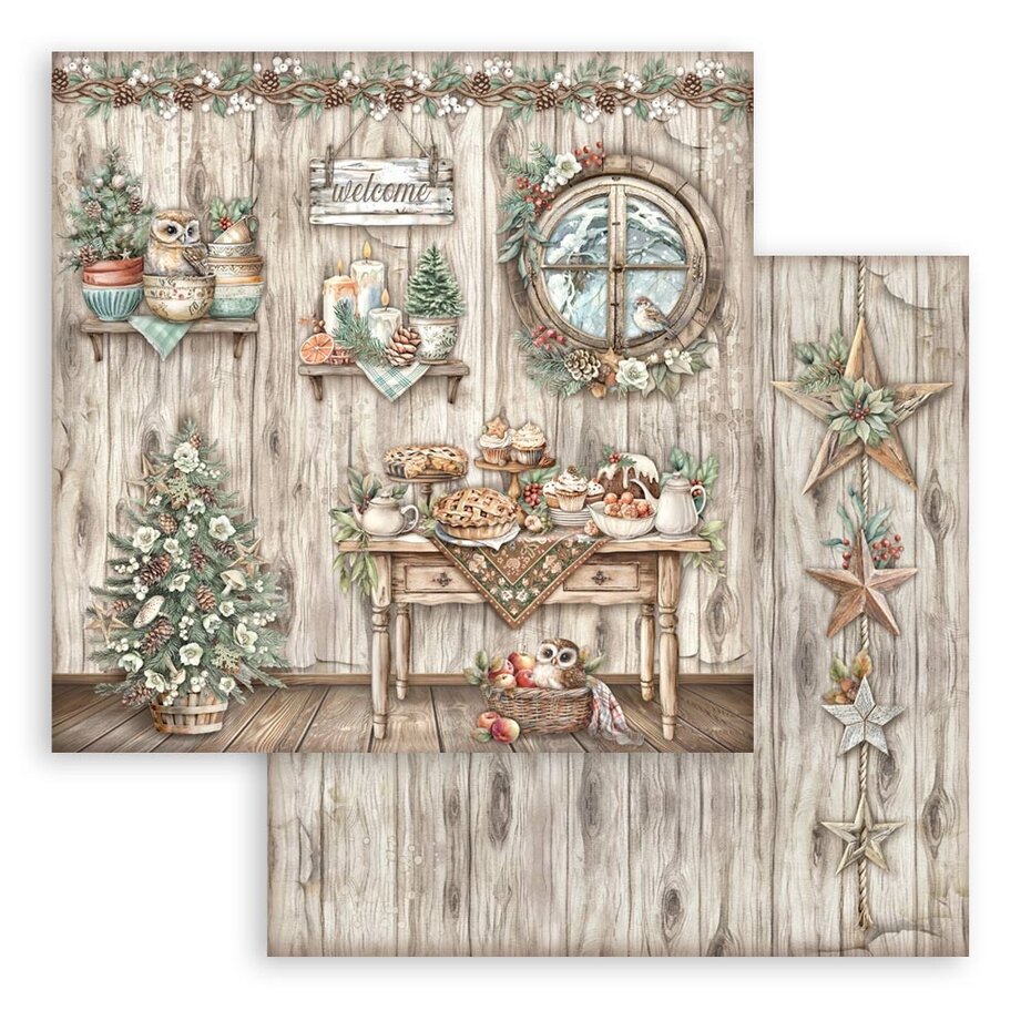 Stamperia The Owl's House 12x12 Inch Paper Pack (SBBL174)