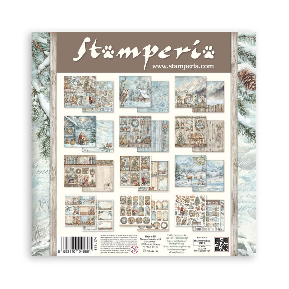 Stamperia The Owl's House 12x12 Inch Paper Pack (SBBL174)