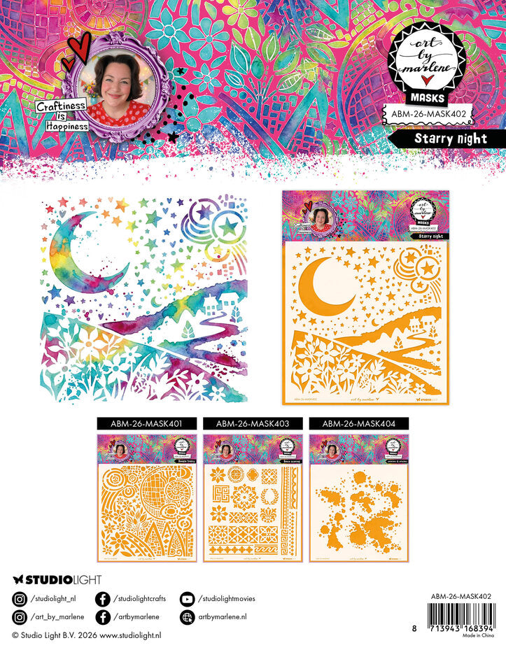 Studio Light Art By Marlene Mask Starry Night - ABM-26-MASK402