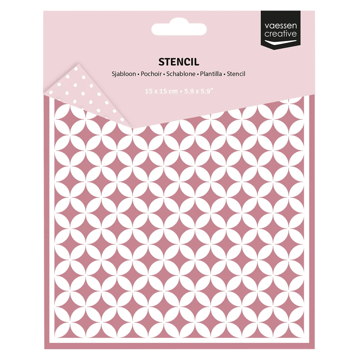 Vaessen Creative Stencil Graphic Stars 5.9x5.9”