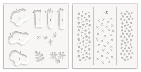 Altenew Daydream Doodles Stencil Set (2 in 1)