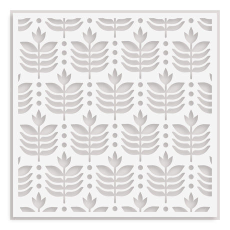 Altenew Deco Leaves Background Stencil