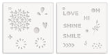 Altenew Shine On Stencil Set (2 in 1)