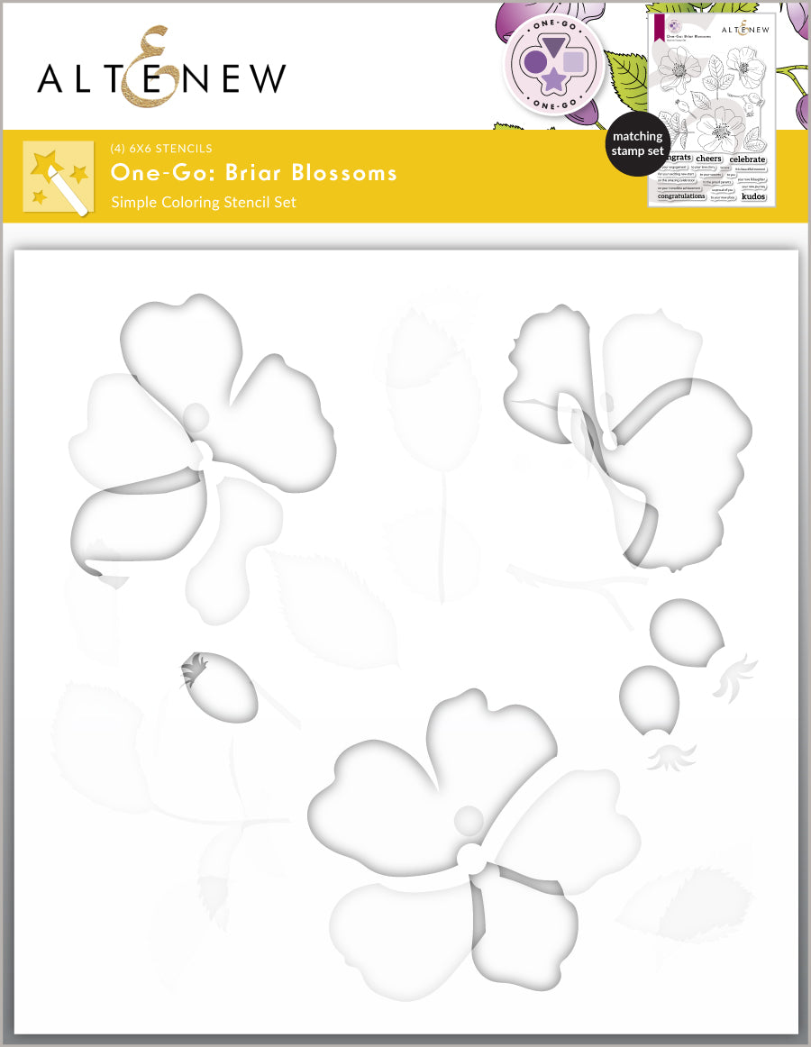 Altenew One-Go: Briar Blossoms - Complete Bundle - ALT10604BN