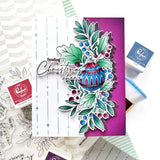 Pinkfresh Studio Festive Flourish press plate