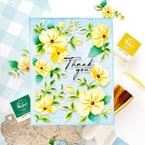 Pinkfresh Studio Gentle Bloomscape die & Stencil Bundle