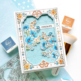 PinkFresh Studio Heirloom Patchwork Coverplate Die & Stencil Bundle