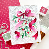 Pinkfresh Studio Merry Mistletoe die stencil bundle
