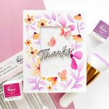 Pinkfresh Studio Dotted Nested Deckled Rectangles Die - PF186ES