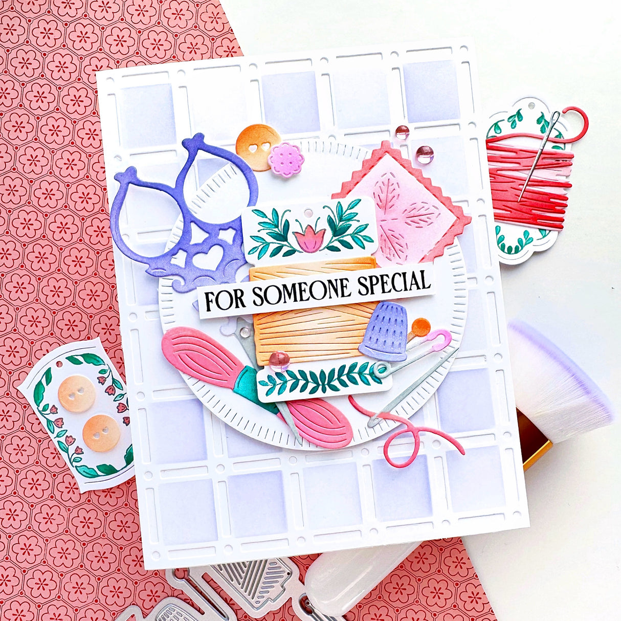 Pinkfresh Studio The Stitch Edit: Maker's Essentials die / stencil Bundle