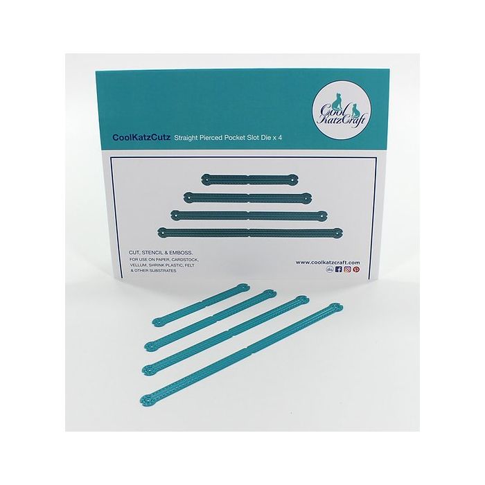 Cool Katz Cutz Straight Pierced Pocket Slot Die Set 1