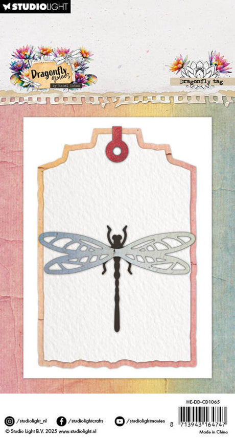 Studio Light Dragonfly Dreams Cutting Die Dragonfly Tag (HE-DD-CD1065)