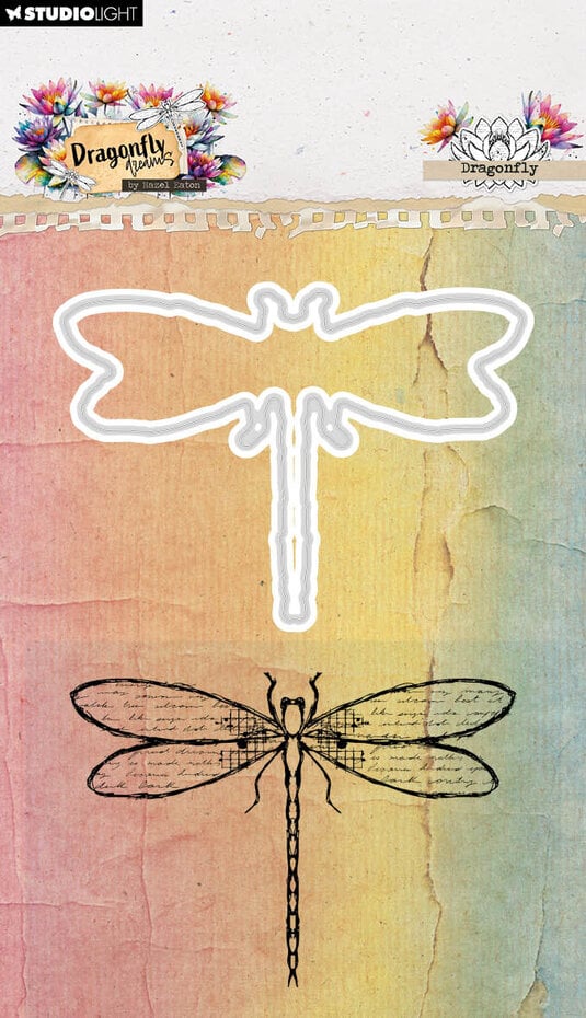 Studio Light Dragonfly Dreams Stamp & Die Dragonfly (HE-DD-SCD101)