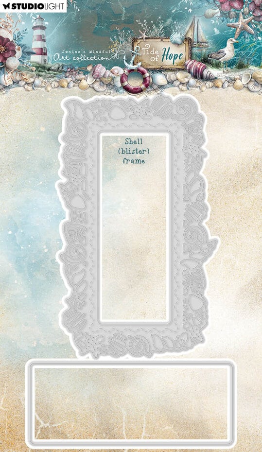 Studio Light Tide of Hope Cutting Die Shell (blister) Frame (JMA-TH-CD1097)