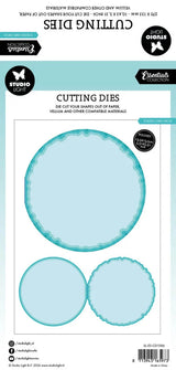 Studio Light Torn Edge Cutting Die Folded Card Circle (SL-ES-CD1086)