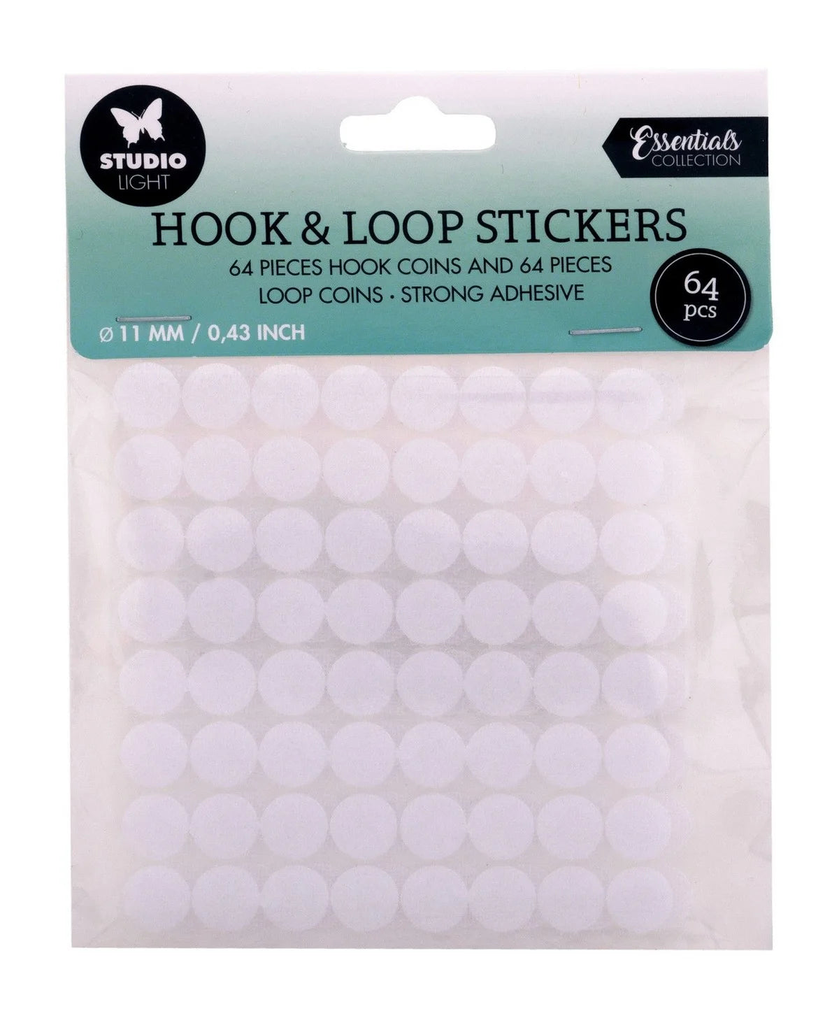 Studio Light Essentials HOOK & LOOP stickers Round 11mm
