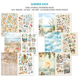 Ciao Bella Summer Days Junk Journal & Ephemera Book A4 32/Pkg