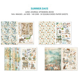 Ciao Bella Summer Days Junk Journal & Ephemera Book A4 32/Pkg