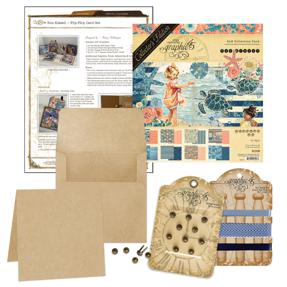 Graphic 45 Card Kit 23 V7 – Sun Kissed 