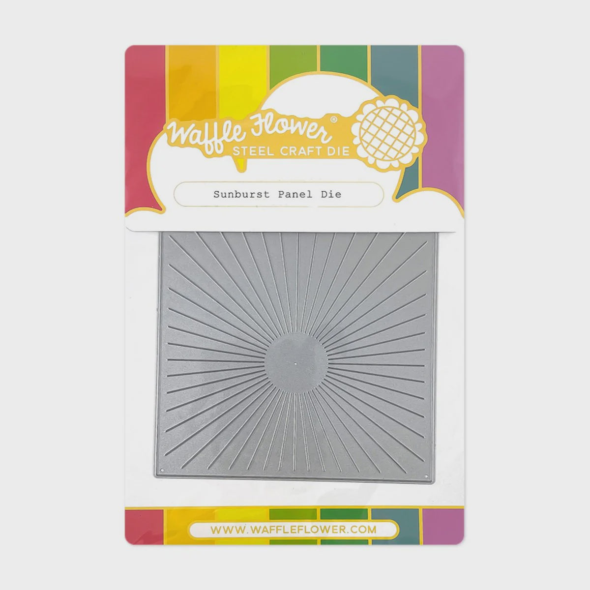 Waffle Flower Craft Sunburst Panel Die