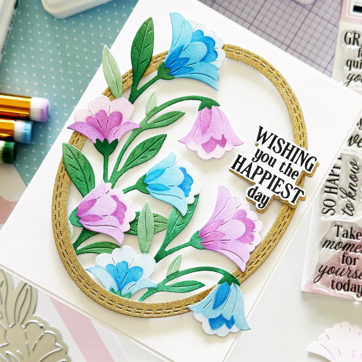 Pinkfresh Studio Sweet Bloom Die Stencil Bundle