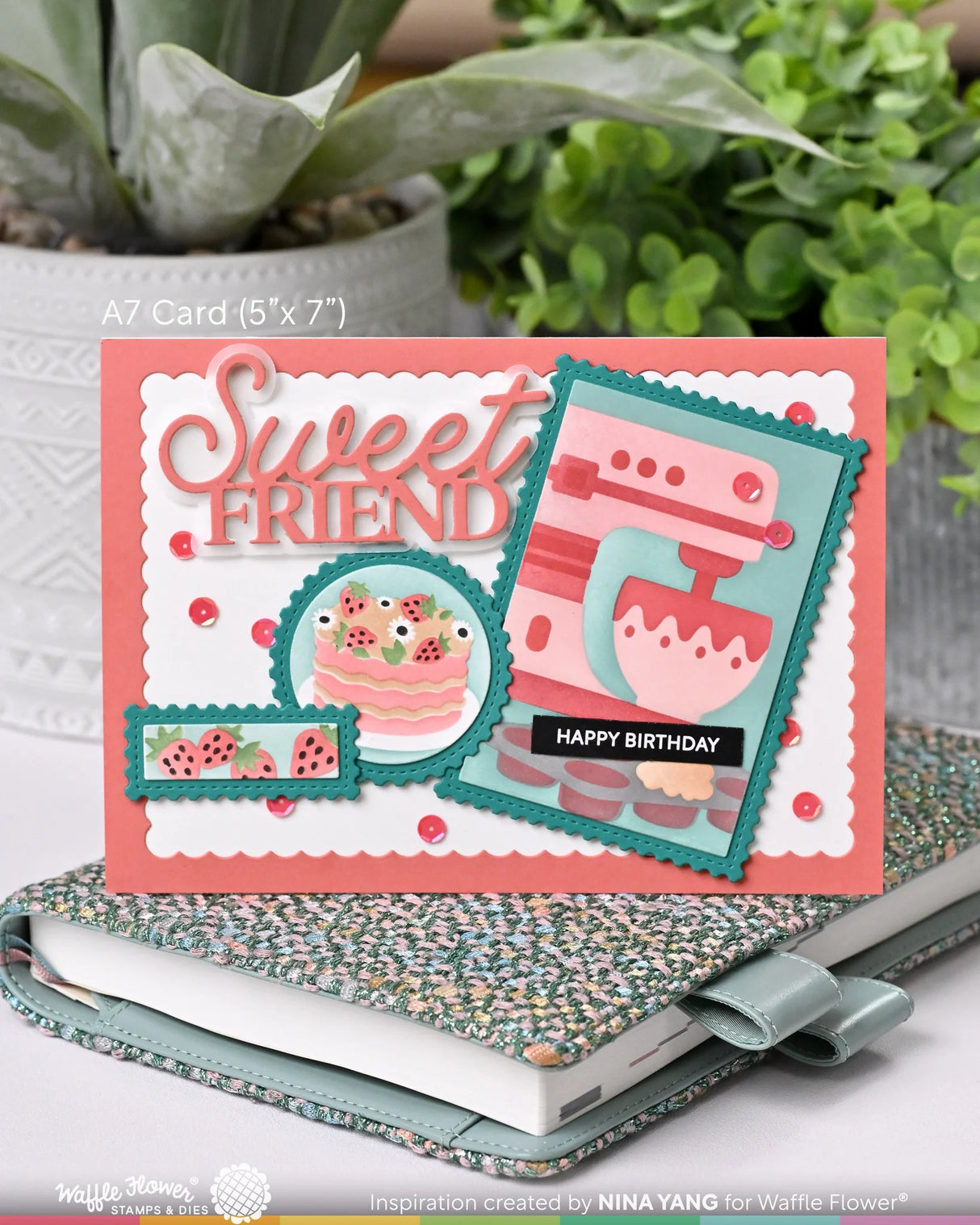 Waffle Flower Craft Sweet Friend Word Die