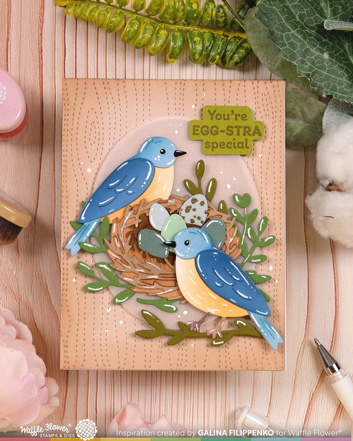 Waffle Flower Craft Sweet Nest Die