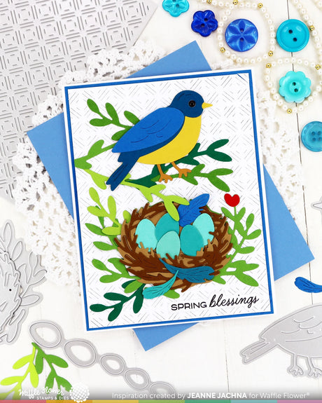 Waffle Flower Craft Sweet Nest Die