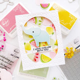 Pinkfresh Studio Sweet Safari stencil/Die Bundle